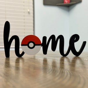 3D Printing STL Poke Home Sign (Digital STL and 3MF File)