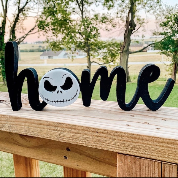 Skeleton Home Sign for Laser Cutting and CNC DXF and SVG Files