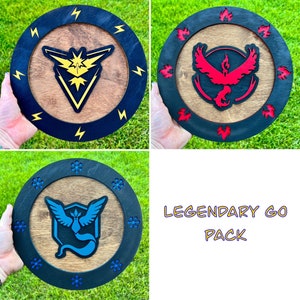 Legendäre Go Pack Gestapelte Schilder DXF SVG-Dateien für CNC- und Laserschneiden
