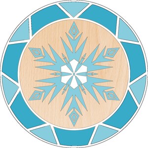 Froze Sign DXF SVG Files for CNC