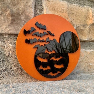 Bat Mouse Head Round for Laser Cutting and CNC DXF and SVG Files