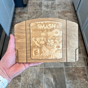 Smash 64 Cartridge DXF SVG Files for CNC and Laser Cutting