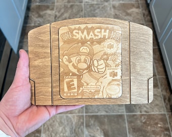 Smash 64 Cartridge DXF SVG Files for CNC and Laser Cutting