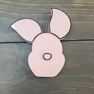 Mr Pig Icon for Laser Cutting and CNC DXF and SVG Files