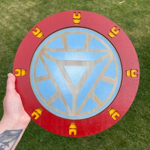 Iron Hero Sign DXF SVG Files for CNC and Laser Cutting
