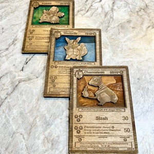 Paquete de 3 tarjetas de inicio apiladas de Mid-Evolution con archivos DXF SVG para grabado láser