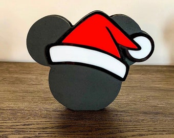 Christmas Mouse Icon for Laser Cutting and CNC DXF and SVG Files