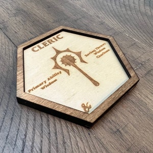 Cleric Coaster DXF SVG Files fo Laser Cutting