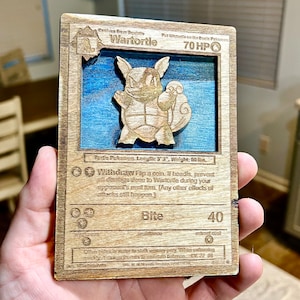 Wartor Card Stacked Sign DXF SVG Files for CNC and Laser Cutting