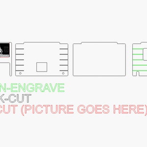 SM RPG カートリッジ dxf SVG ファイル (CNC およびレーザー切断用)