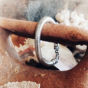 Snake chain Bracelet 8mm, Men&#39;s Silver Snake Bracelet, Snake Chain Bracelet, Men&#39;s Gift