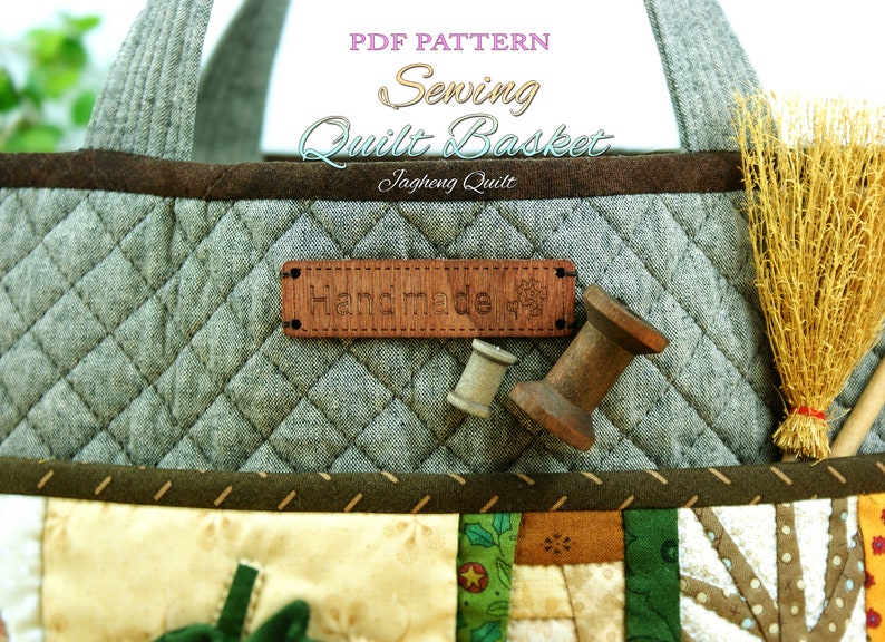 PDF Sewing Quilt Basket Pattern & Tutorial(video in Youtube) - Etsy