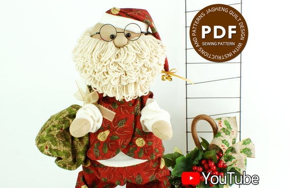 Santa Claus Doll : PDF Pattern &amp; color photosPDF pattern | Etsy