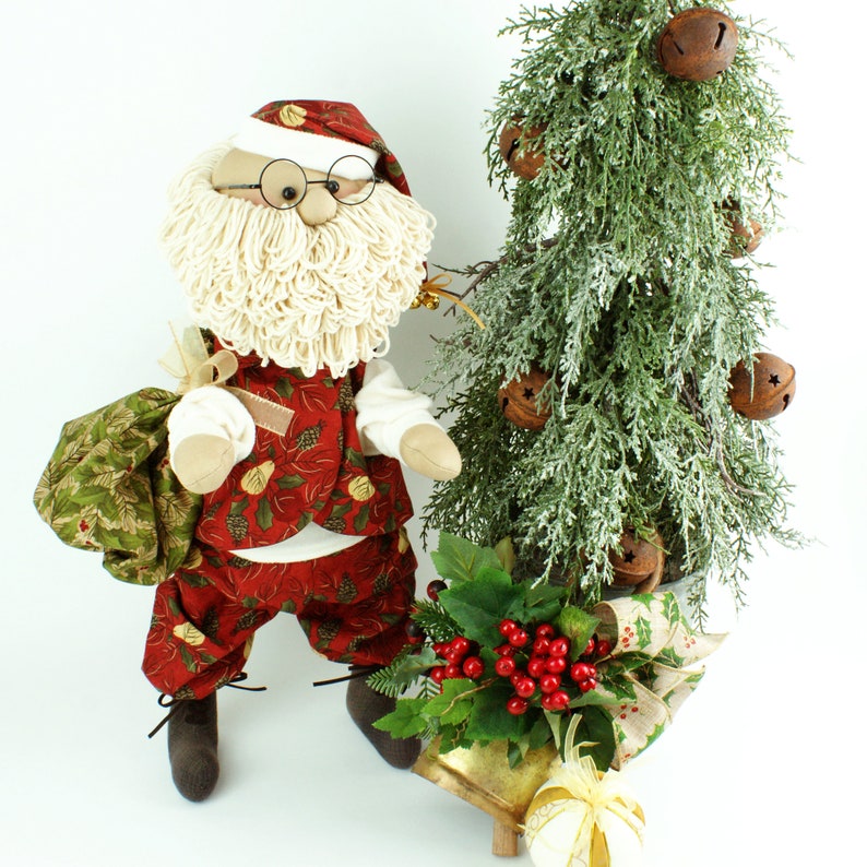 Santa Claus Doll : PDF Pattern &amp; color photosPDF pattern | Etsy