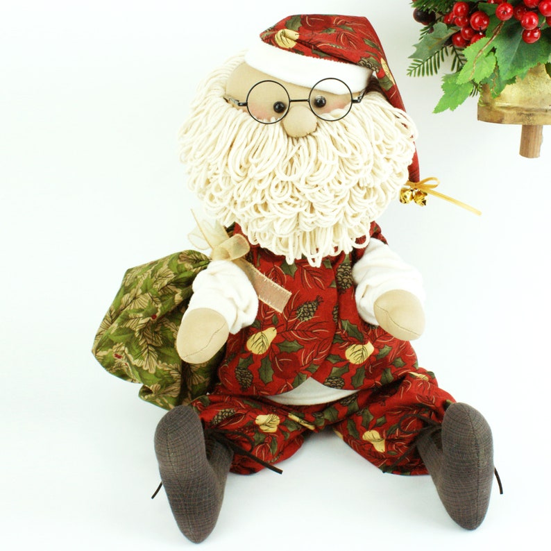 Santa Claus Doll : PDF Pattern &amp; color photosPDF pattern | Etsy