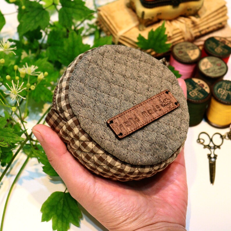 Round Zipper Pouch PDF Pattern WITHOUT Written Instructions Etsy