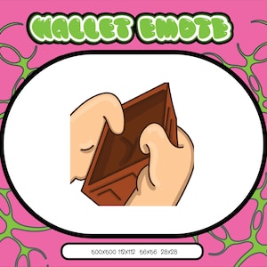 Empty wallet emote | meme emote | twitch emote | discord emote | emote | funny emote