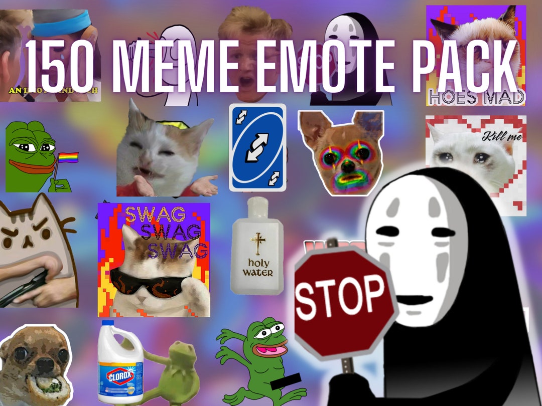 150-meme-emote-pack-meme-emotes-twitch-discord-emotes-etsy