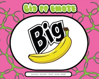 Big pp emote | Twitch emote | Discord emote | Big pp energy emote | Funny twitch emote