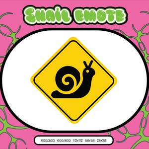 Snail emote | Meme emote | Twitch emote | Discord emote | Funny emote