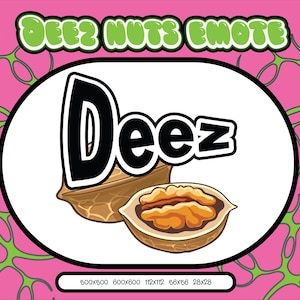 NEW VERSION nuts meme emote |meme emotes | twitch emote | emote | emotes discord