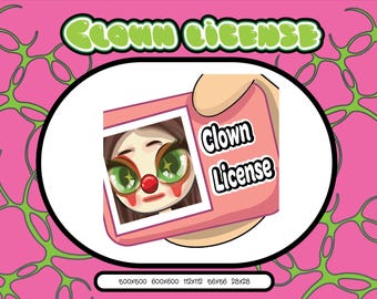 NEW VERSION Clown meme emote | Meme emote | Twitch emote | Discord emote | Funny twitch emote
