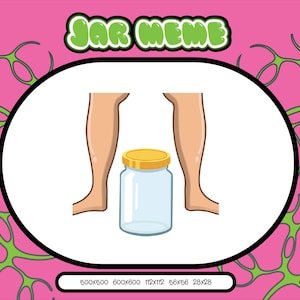 Jar meme emote | Discord emote | Twitch emote | Meme emote | Emote