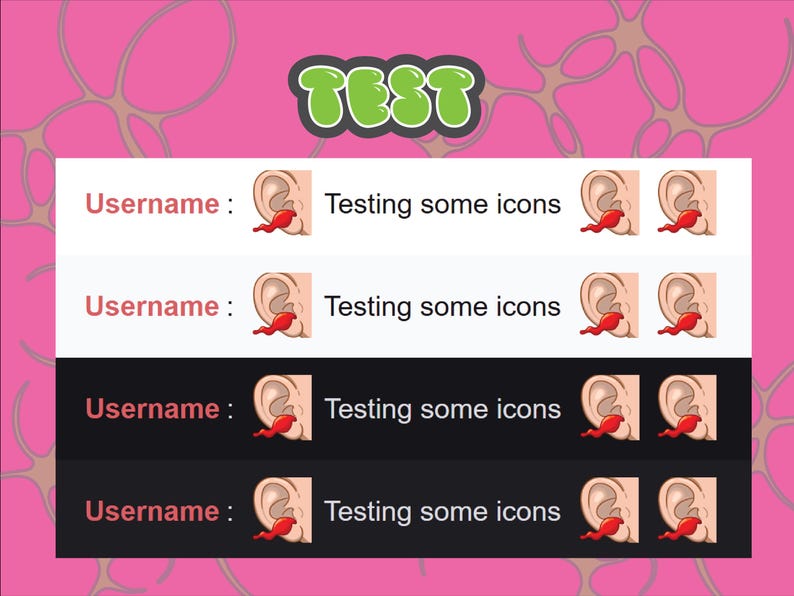 Ear Bleed Meme Emote | Twitch Emote | Discord Emote | Emote | Meme ...