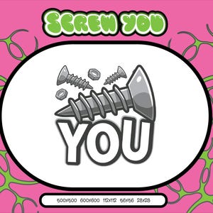 Screw emote | Twitch emote | Discord emote | Meme emote | Funny emote | Emote