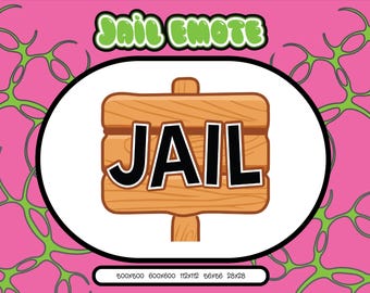 Jail meme emote | emote | meme emote | twitch emote | discord emote |