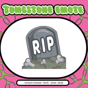 NEUE VERSION Grabstein Emote | zuckendes Emote | Zwietracht emote | Motiv | süßes Emote | lila Emote | rip emote