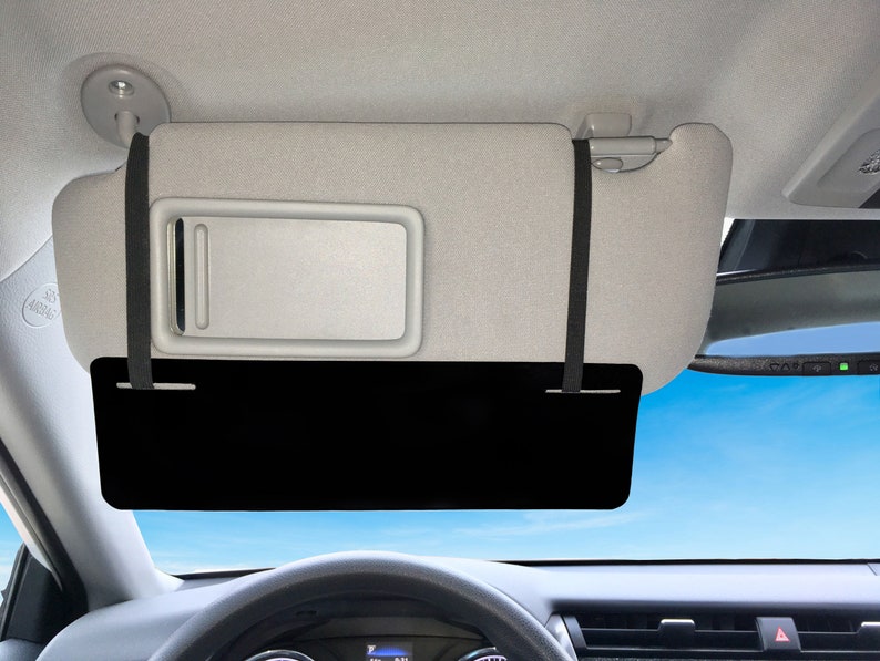 SlideVisor Black and Limo Tint Double Sun Car Visor Sunshade Etsy