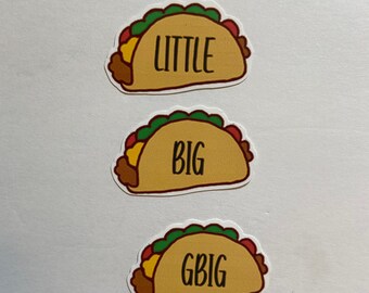 taco bell big little shirts