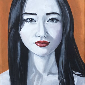 Porträt der asiatischen Frau