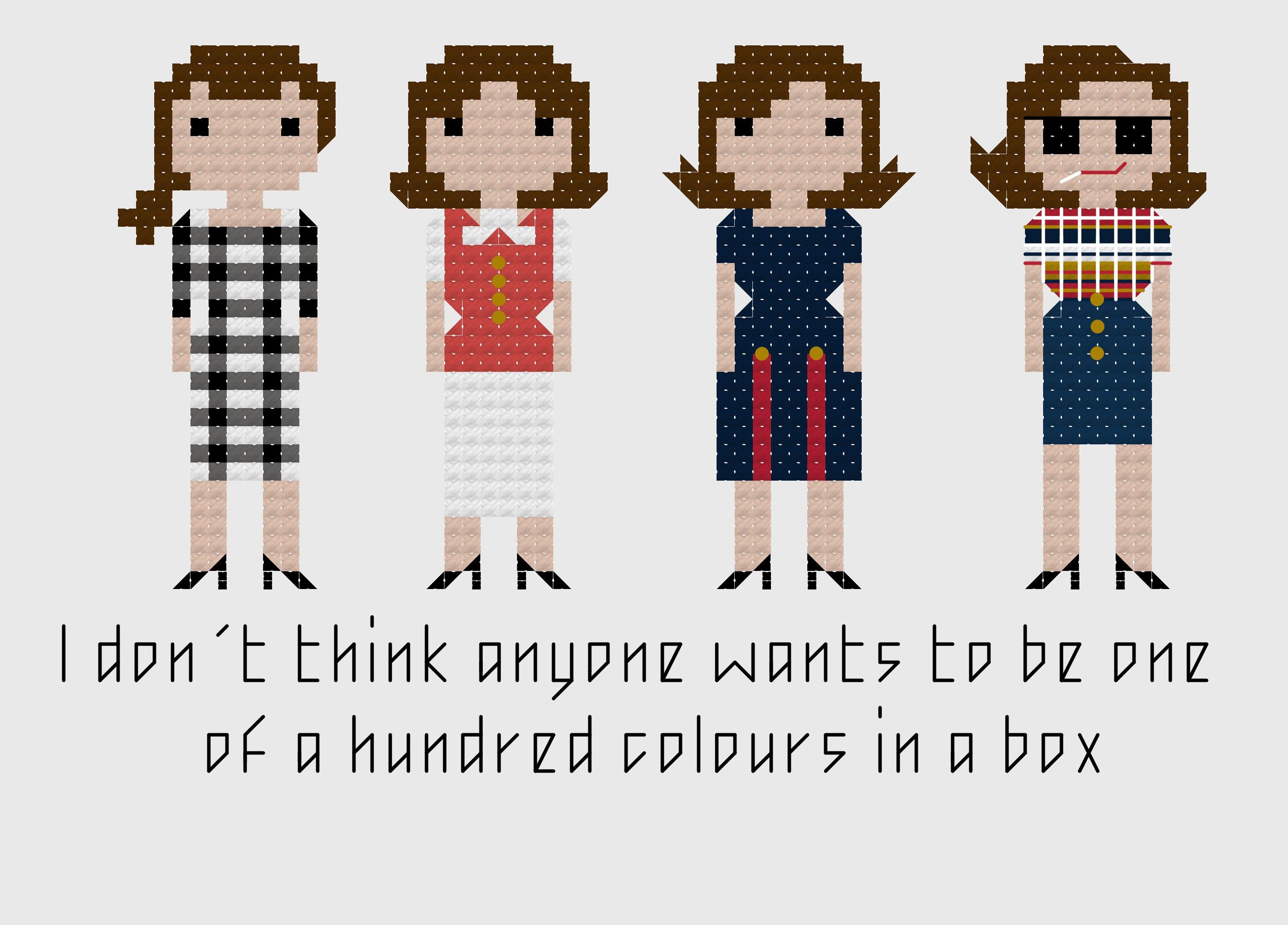 Peggy Mad Men Inspired Cross Stitch TV Cross Stitch ...