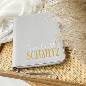 Gepersonaliseerde reisdocumentorganisator | Gezinsorganisator | U-boekje | Documenten | Vaccinatiecertificaat | Cadeau kerst | vriendin | mama