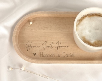 Personalized gift for moving in, topping-out ceremony | Tray decoration kitchen | Cash gift | First apartment | Housewarming party little something