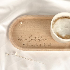 Personalized gift for moving in, topping-out ceremony | Tray decoration kitchen | Cash gift | First apartment | Housewarming party little something