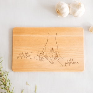 Personalized breakfast board dad | Father's Day gift | Cutting board | Birthday gift | For dad | Snack board | Wooden engraving