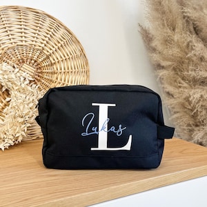 Toiletry bag gift man | Personalized with initial and name | Gift idea men | Toiletry bag | Friend | Brother | Christmas | Grandpa