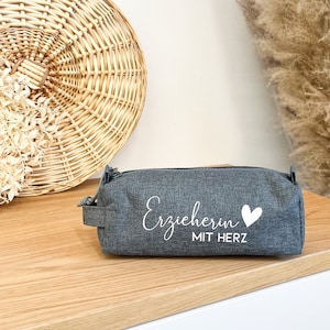 Pencil case for kindergarten teacher | Teacher | Farewell gift for kindergarten | Case | Thank you | Kindergarten teacher with heart | Daycare center | Teacher gift