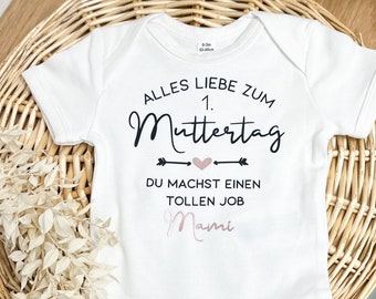 Babyrompertje | 1e Moederdagcadeau | Moeder en baby | Moederdagcadeau | Cadeau-idee voor mama | Rompertje | Eerste Moederdag | Baby-outfit