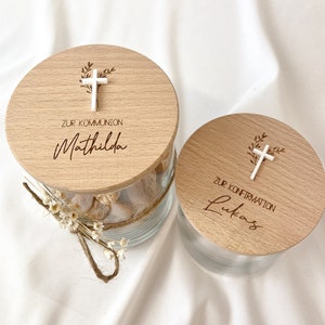 Personalized storage jar communion confirmation baptism | Money gift | Girl | boy | Gift idea children | small thing