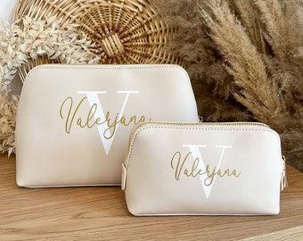 Personalized cosmetic bag with name | Gift woman | Mom | Mother's Day | Makeup bag | birthday | Best friend | Toiletry bag