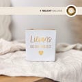 Personalized Tealight Holder with Name + Little Time Out | Christmas Gift for Girlfriend | Tealight Holder Decoration | Gift Candle Holder for Birthday or Winter