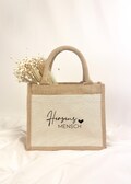 Jute bag for your loved one | Small gift | Gift idea | Best friend | Colleague | Sister | Say thank you | Shopper Vilive product logo