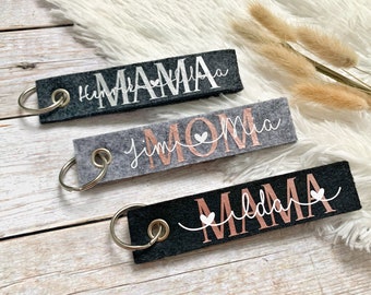 Felt keychain | Personalized Gifts | Christmas present | Mom | Grandma | Gift idea | birthday | birth | souvenirs