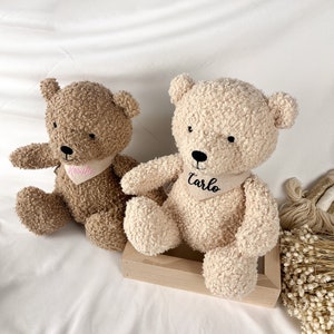 Personalisierter Geschenk Geburt, Kuscheliger Teddybär, Kind Geburtstag Kuscheltier Bär, Stofftier, Schmusebär, Taufe, Mädchen Junge, Vilive Bild 7