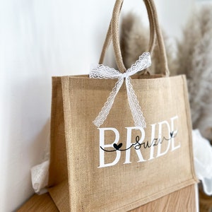 Personalisiertes Geschenk Braut Bride to be JGA Geschenk Hochzeit Junggesellenabschied Trauzeugin Kollegin Verlobung Geschenk Bild 3