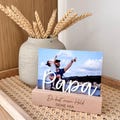Personalized Father's Day Gift | 3D Engraved Photo Stand | Dad, Grandpa, Great-Grandpa | Christmas, Easter, Birthday | Wooden Photo Stand for Pictures and Photos | Dad product logo